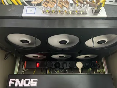 19-inch Server Rack Cooling Module, 450mm Deep, Suitable for All 19-inch Server Racks