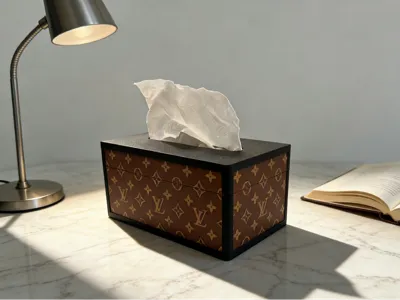 LV Tissue Box - Free 3D Print Model - MakerWorld
