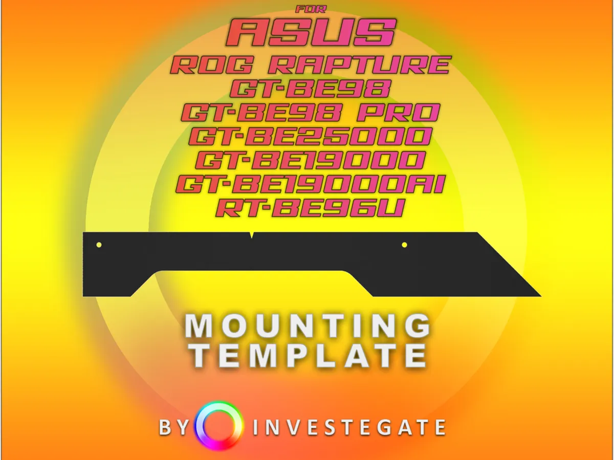 ASUS ROUTER WANDHALTERUNG BE98 GT-BE19000AI – Kostenloses 3D ...