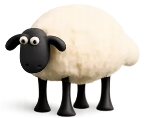 Oveja normal de Shaun The sheep