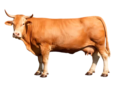 Galician Blond Cow Model 3