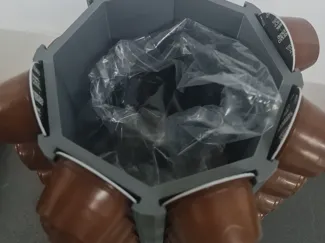 Nescafe cap organizer and trash bin