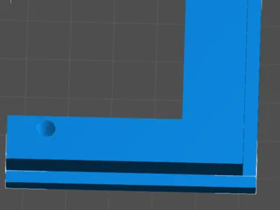 Corner support kitchen door frame