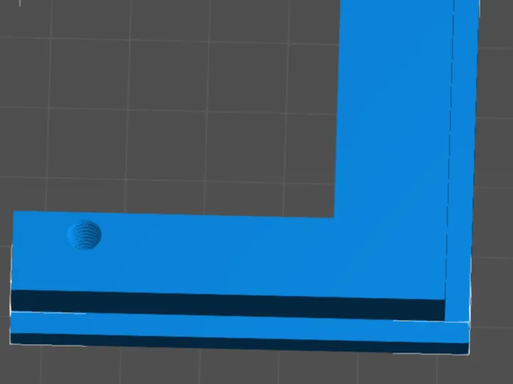 Corner support kitchen door frame