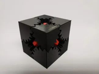gear cube fidget toy