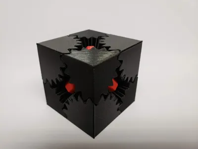 gear cube fidget toy