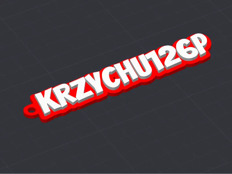 Fiat 126P keychain brelok Polski Fiat Krzychu