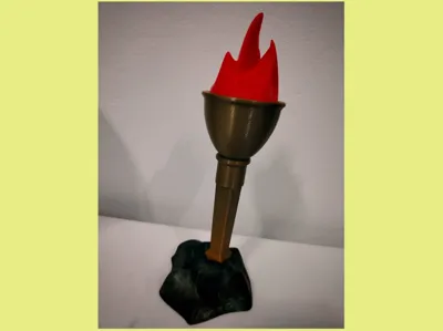 Decorative torch (two base options)