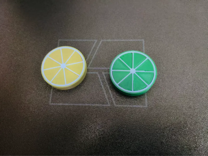 柠檬片冰箱贴