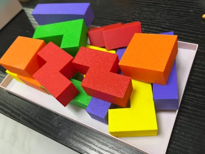 Children's educational block puzzle toy