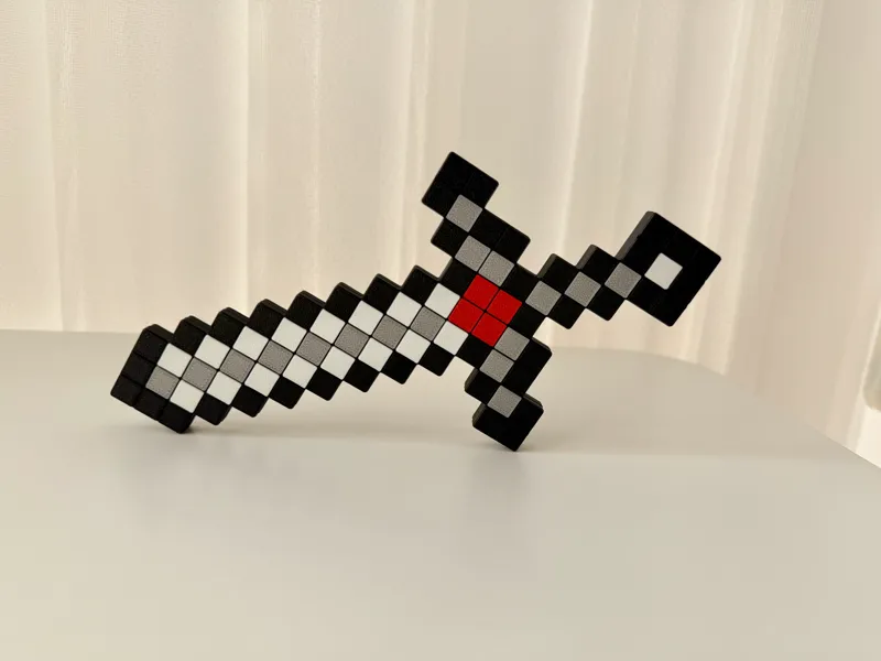 Minecraft 像素剑 - 双面纹理、圆角、易涂色