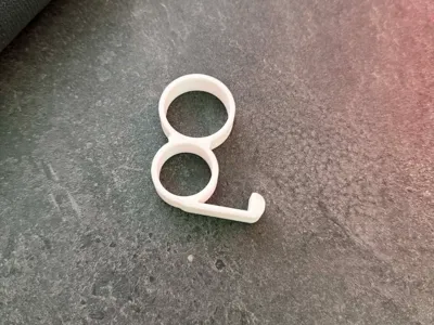 Finger phone holder