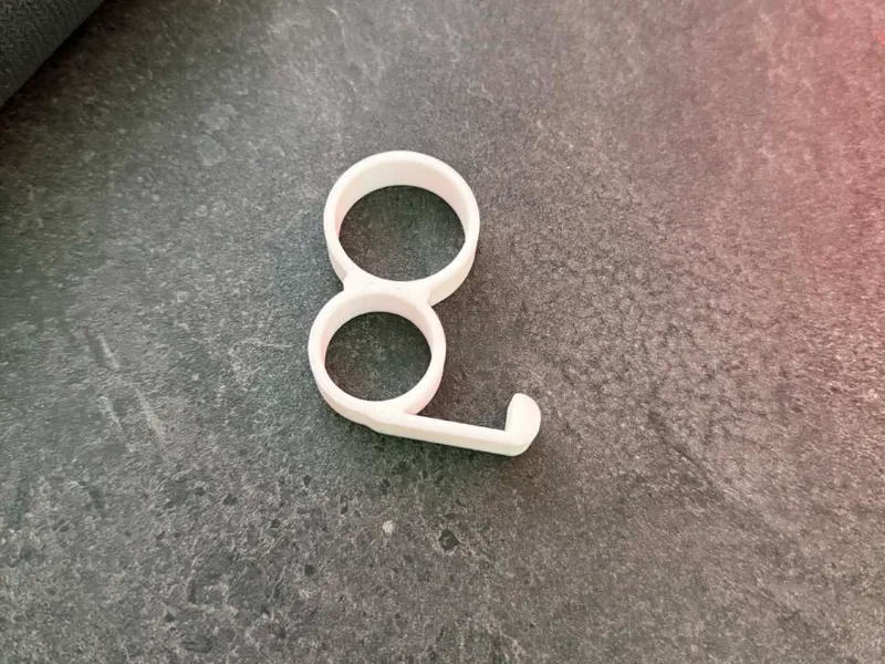 Finger phone holder