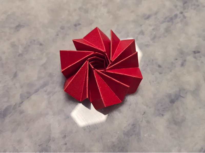 折纸3d打印玩具，所有打印模型都是一张纸。