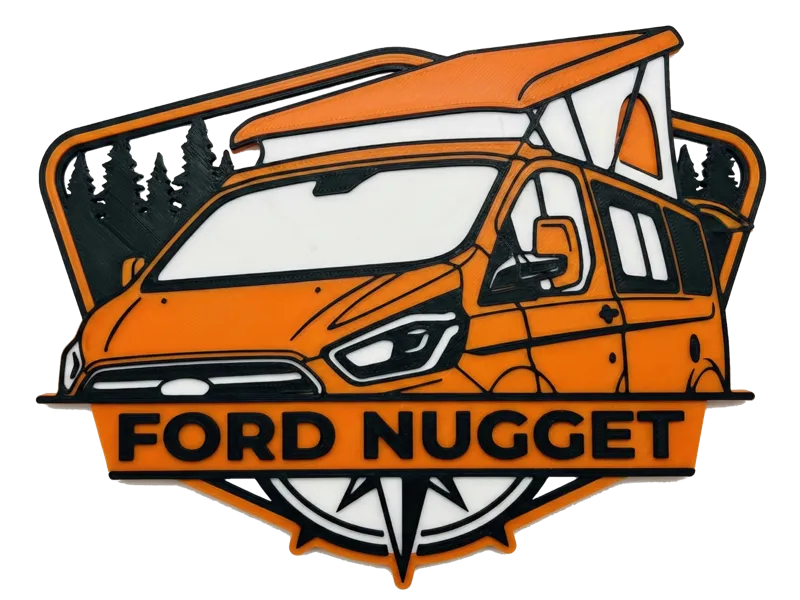 Ford Nugget CamperLogo (Pop-Up Roof Edition)