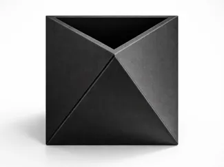Tetrahedral Pen Holder – Geometric Desk Organizer
