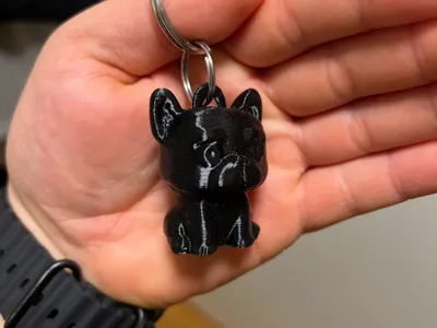 French Bulldog keychain