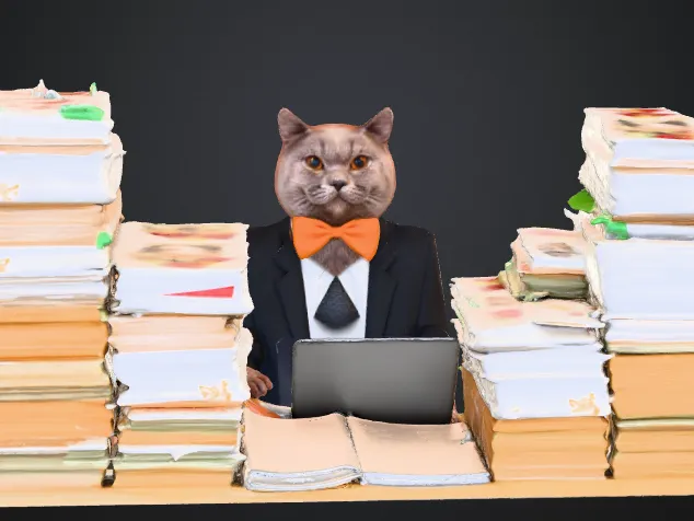 Busy Cat