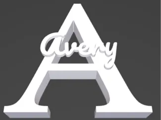Avery Custom name