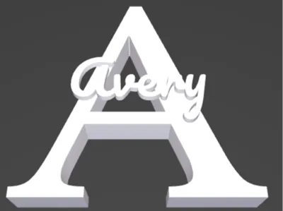 Avery Custom name