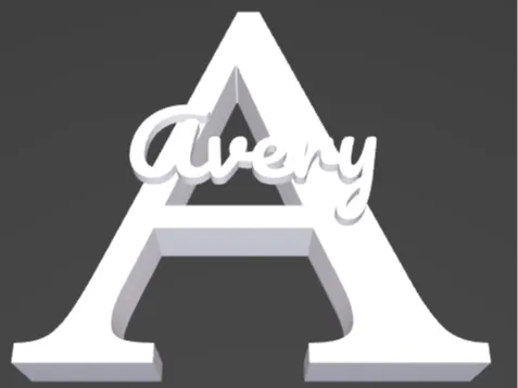 Avery Custom name