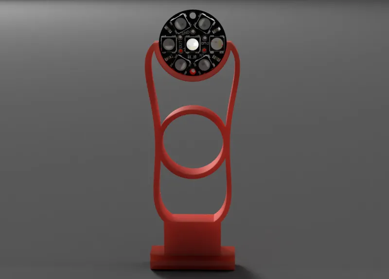 Neopixel 7-LED Ring Mount for Ender 3