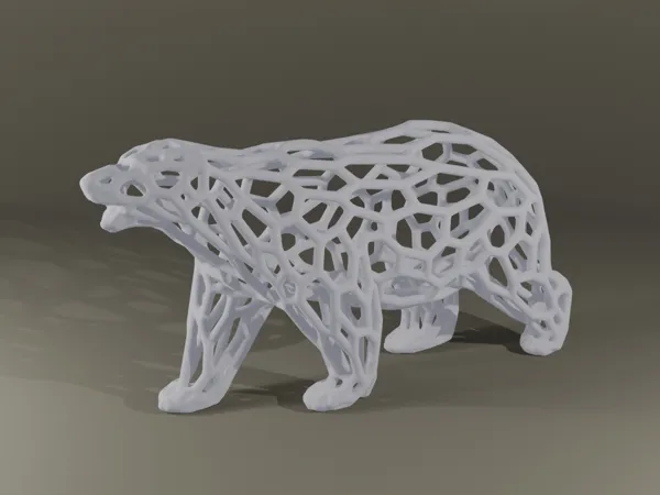 Ours polaire style voronoi