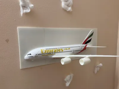A380 wall decor ( blank white )