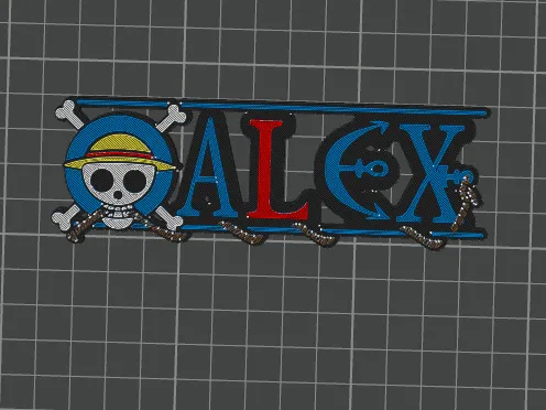 Alex one piece logo , no ams