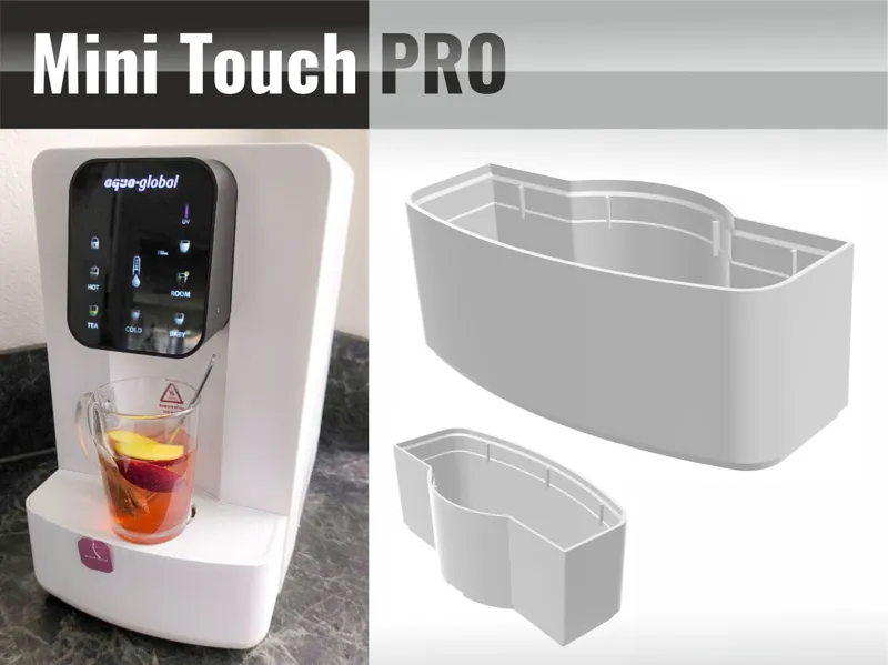 Aqua global Mini Touch PRO - Tropfschalen Erhöhung
