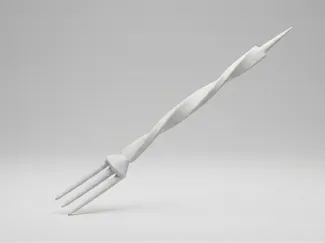 Aesthetic 2-in-1 Hookah Fork & Poker