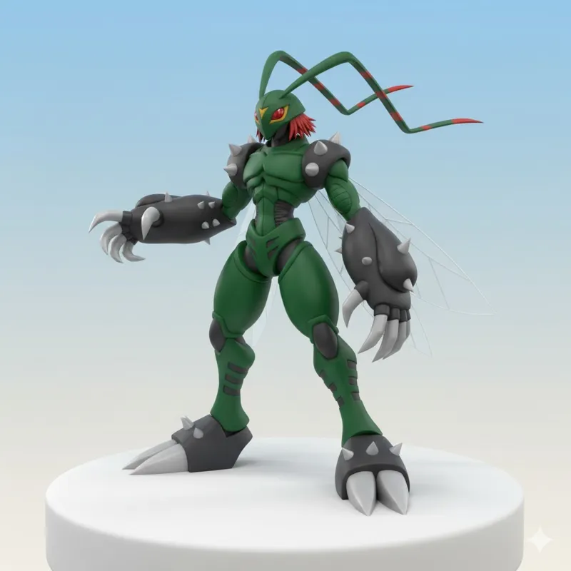 Stingmon Digimon Creature Model