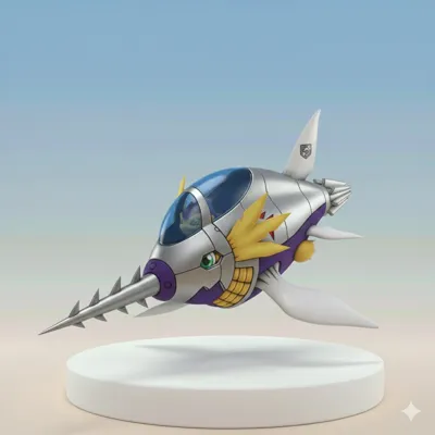 Sabmarimon Digimon Creature Model