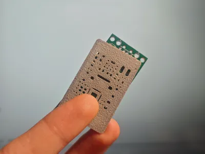 3D打印 PCB 焊膏钢网/3D Printed PCB Solder Paste Stencil 