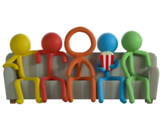 火柴人沙发摆件Alan Becker Couch Figures Stickman