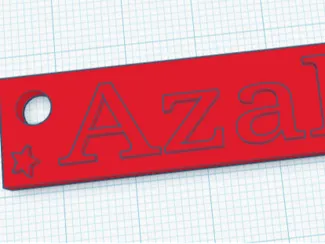Keychain Azalea