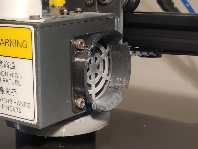 40x40 pc fan bellmouth and spacer