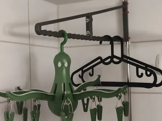 Clothes Drying Hanging Bracket for 15mm Water Pipe