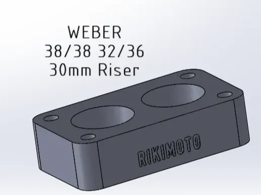Weber 38/38 32/36 30mm Riser
