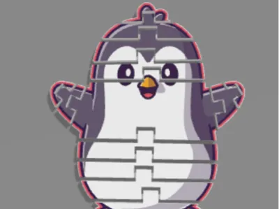 Cute Flexi Penguin 2x pack