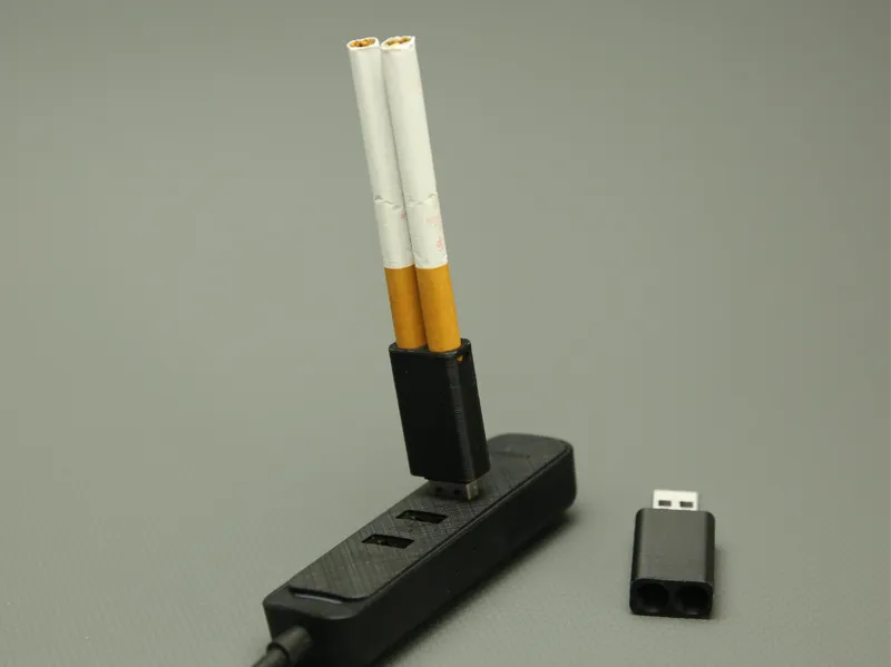 USB诱骗器 快乐加倍烟嘴 生命加速器 无需支撑 快速打印