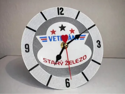 Old Iron Veterans - Clock 2025