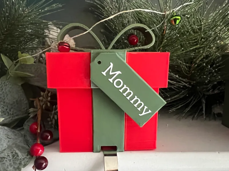 Christmas Stocking Identifier Box