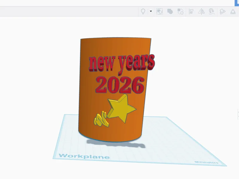 pencil holder new years 2026