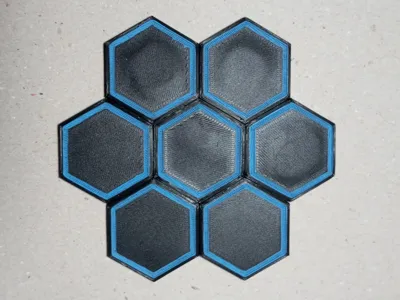 Modular hexagonal shield
