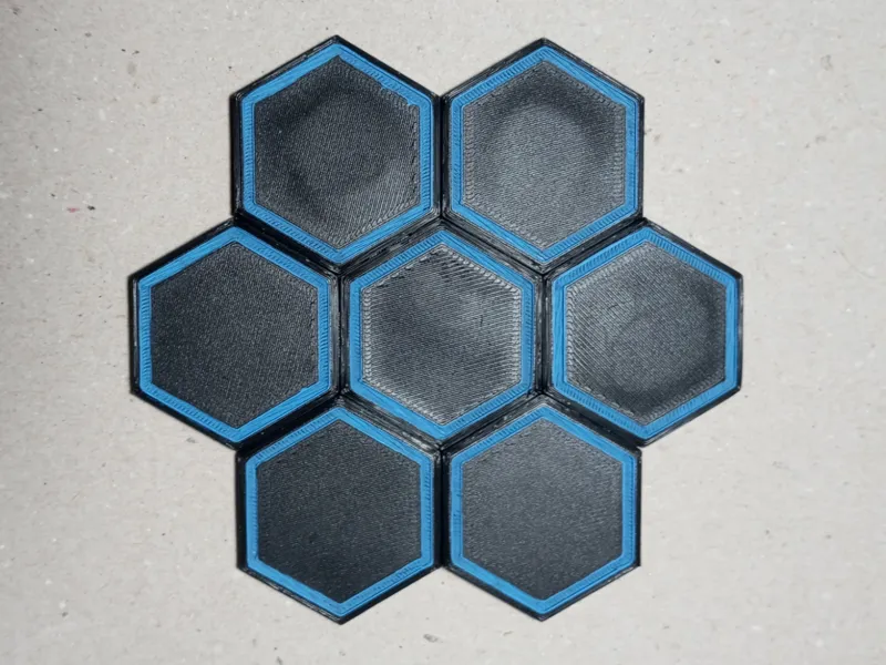 Escudo modular hexagonal