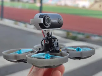 适用Mobula7 1s的运动相机孔顶盖+Runcam Thumb固定件方案