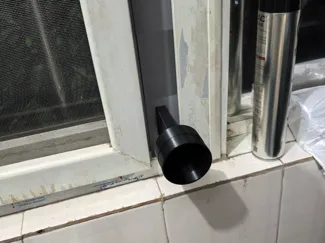 塑钢推拉窗排气挡条及排气管
