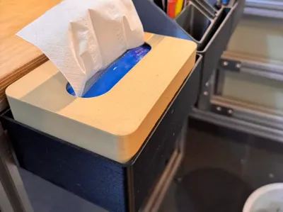 30 Aluminum Profile Tissue Box Storage Rack