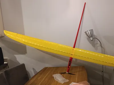 RC glider wing